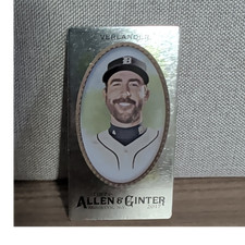 Topps 2017 Allen & Ginter Metal SSP #3/3 Justin Verlander #353
