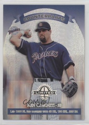 1997 Donruss Limited Counterparts Exposure Ken Caminiti Joe Randa #50 0w7