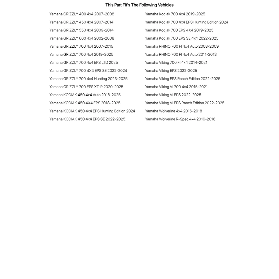 Kit de cambio de aceite Tusk 4 tiempos Máxima mezcla sintética 10W-40 para Yamaha Viking VI Foto 2 de 2