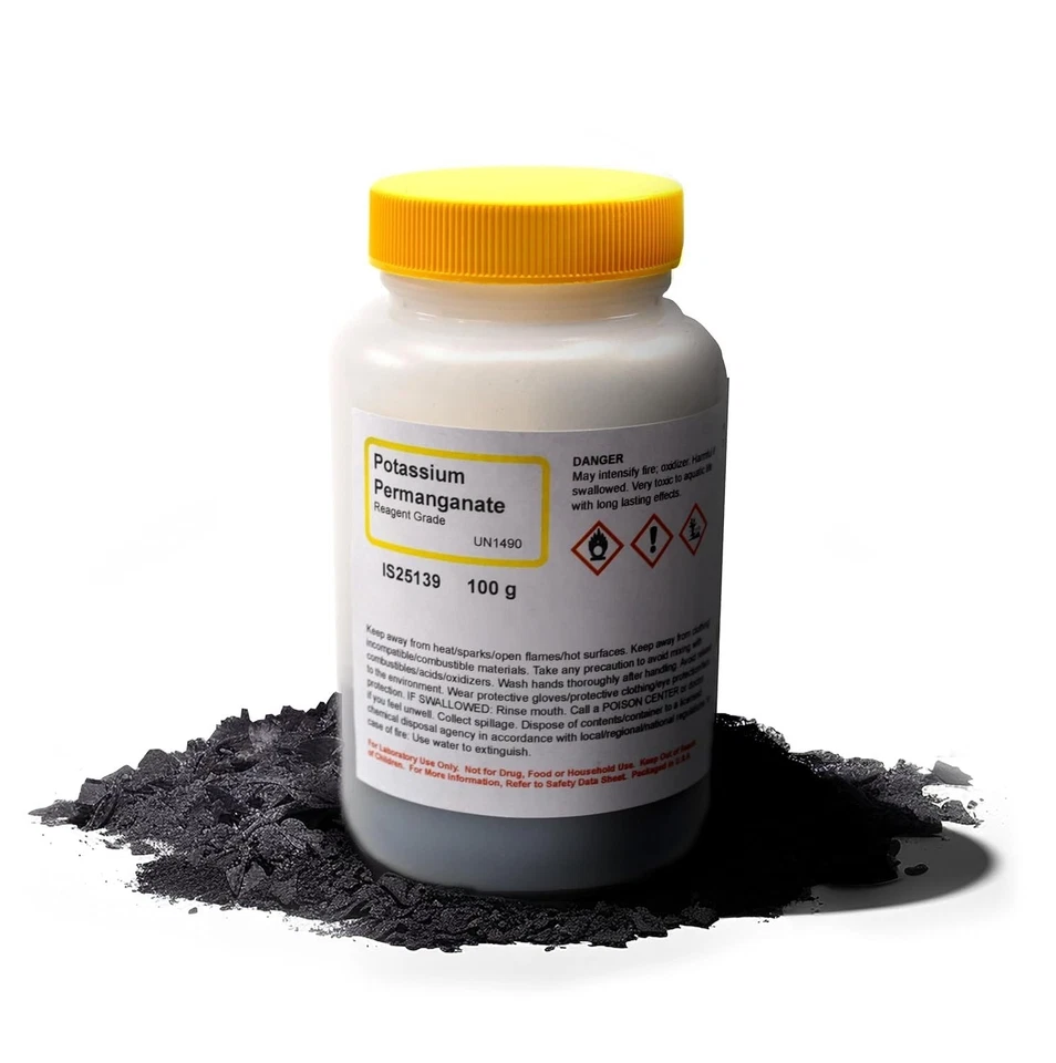 Reagent Grade Potassium Permanganate 100g - Pure Chemical, High Quality - Image 3 of 4