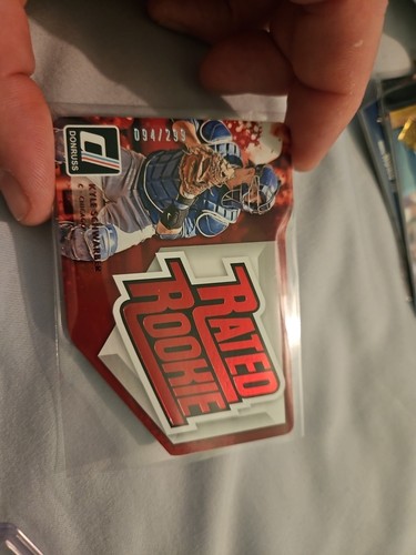 2016 Panini Donruss - Rated Rookie Die-Cuts Kyle Schwarber #RRDC3 Red /299 (RC)