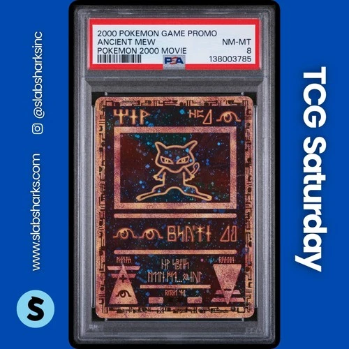 2000 POKEMON MOVIE GAME PROMO #NNO ANCIENT MEW PSA 8