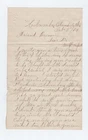CIVIL WAR LETTER - 7th Wisconsin Vols IRON BRIGADE - Veterans Invalid Corps