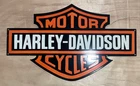 Vintage Harley Davidson Motor Cycles Porcelain Enamel Sign 30x18.5 Inches.