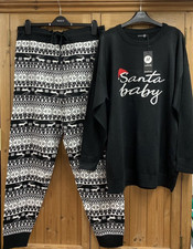 MATERNITY LOUNGE CHRISTMAS SET - BNWT - 12 - CO-ORD - FAIRISLE TROUSERS JUMPER