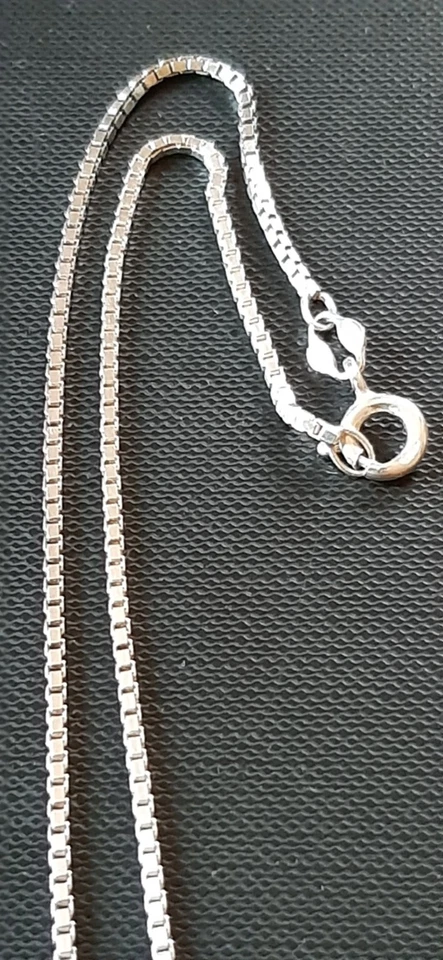 COLLANA ARGENTO 925 MAGLIA VENEZIANA UNISEX VINTAGE CM 49 Bella Maniffatura!!! - Immagine 2 di 4