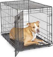 36-Inch iCrate for Medium-Large Breeds, 41-70 lbs, Single Door Folding Dog Crate