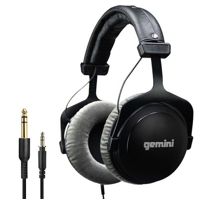 Gemini Professional DJ Equipment Over Ear Monitoring Headphones