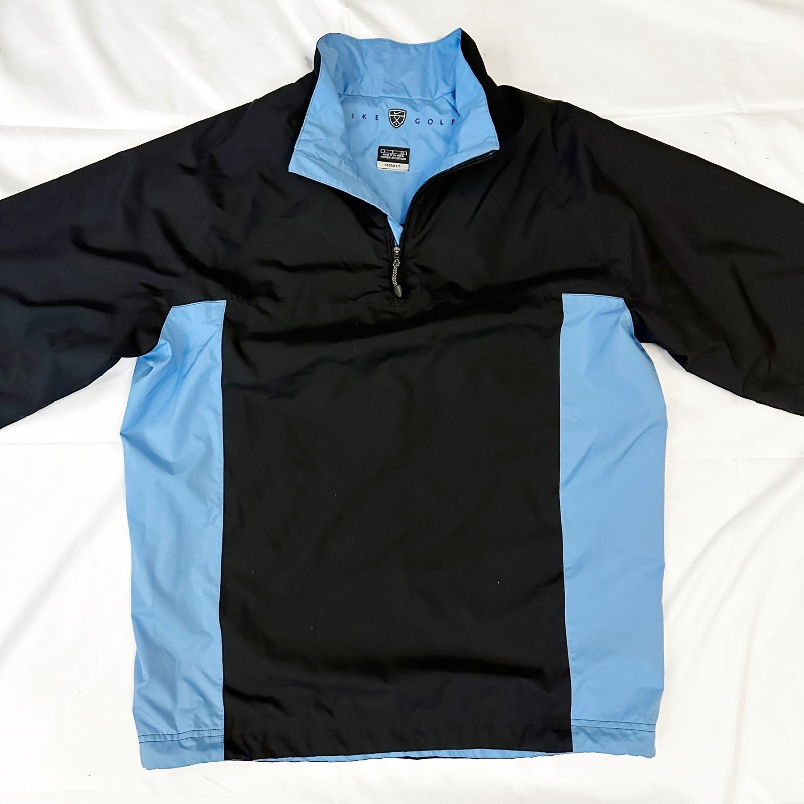 Storm-fit Rain Jacket Windbreaker Mens Actual Size M Quarter