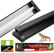 UVB Light for Reptile 8W, T5 UVB Reptile Light Fixture HO Combo Kit with Test...