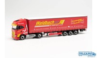 Herpa Waldbach Logistik Iveco S-Way Lng Gardinenplanen-Sattelzug 314411