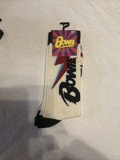 DAVID BOWIE - Men's Calve Socks socks - size 7-12 - NWT - FREE SHIPPING