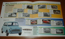 1959-1999 History Of Mini Brochure Austin Rover Bmc Cooper Mk1 Mkii Mkiii Moke