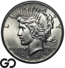 1935 Peace Dollar, Premium Quality Superb Gem BU++ Final Year Issue