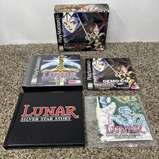 Lunar: Silver Star Story Complete (Sony PlayStation 1, 1999) Complete + Map Box