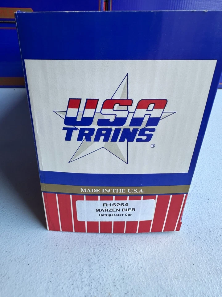 USA Trains R-16264 Puntigamer Marzen Bier Reefer Car NIB G Scale - Image 3 of 3