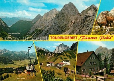Graen Tyrol touring area Fuessener Joechle double chairlift mountain station Otto May