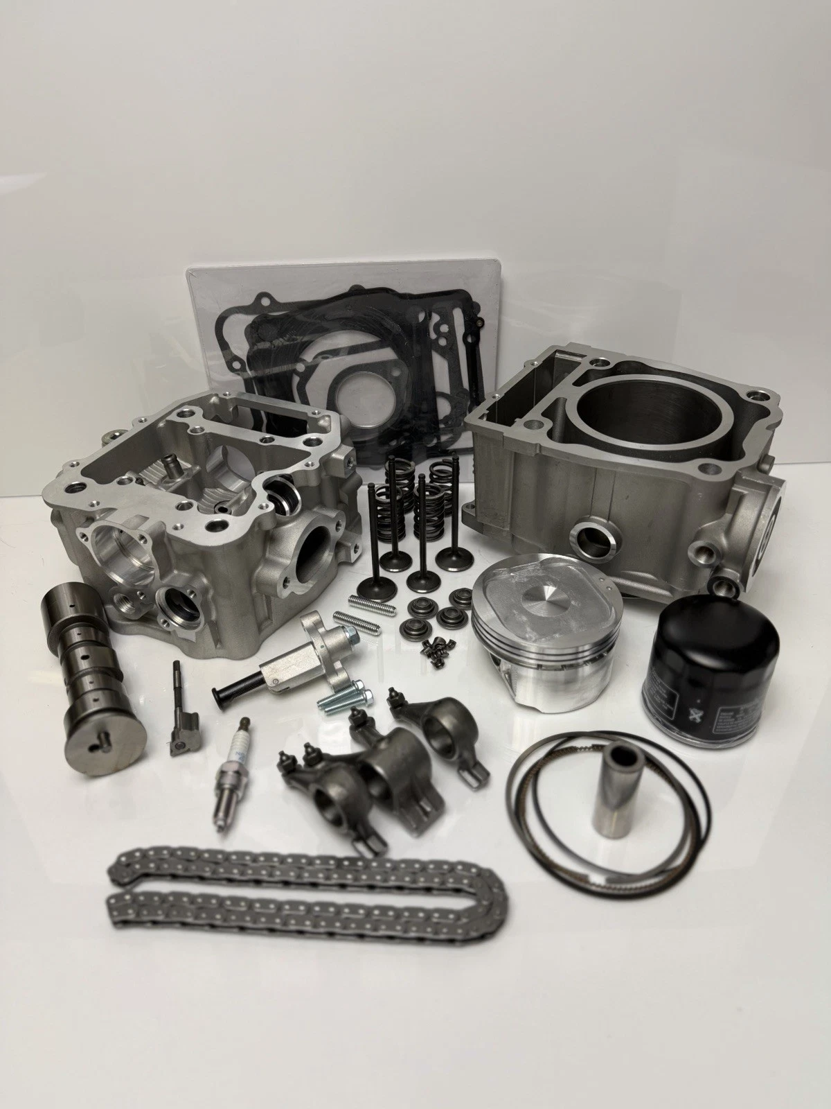 Polaris Scrambler 500 Rebuild Kit 1997-2013 - Cylinder Piston Head Valves Cam