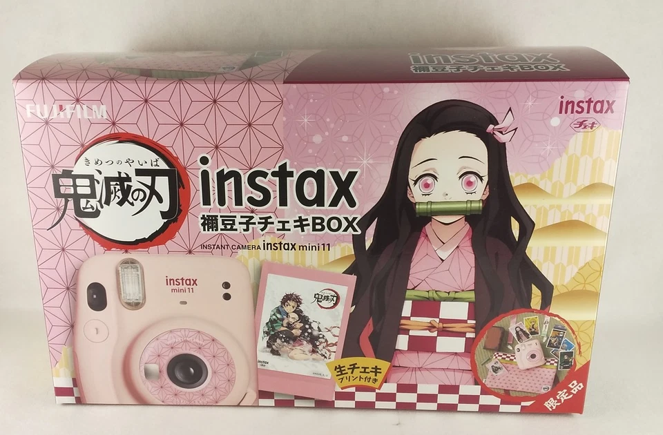 Nezuko Box [Unused] Instax Mini 11 Cheki Camera KIMETSU Demon Slayer From JAPAN - Image 4 of 4