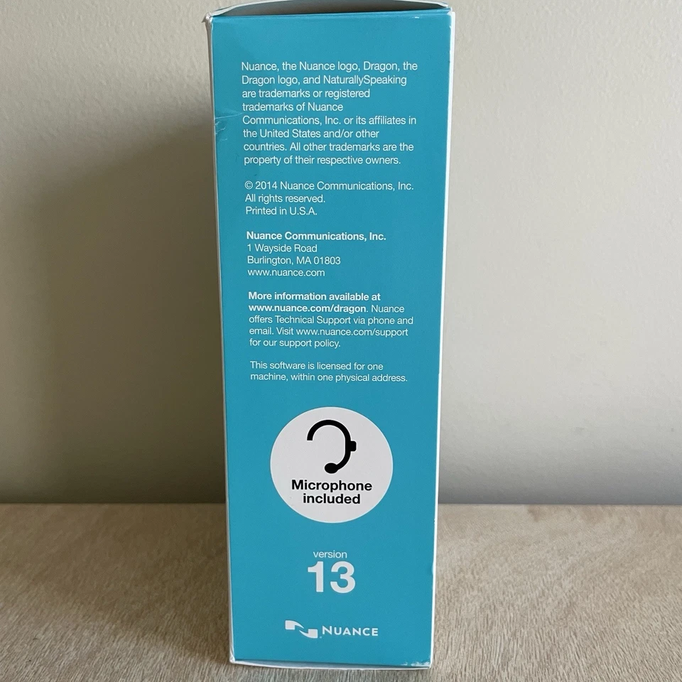 Nuance Dragon Naturally Speaking 13 Home Speech Recognition Software OPEN BOX - Image 4 of 4