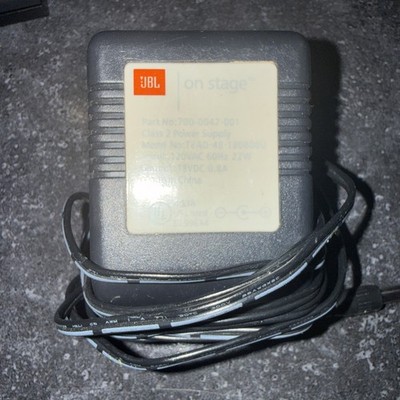 JBL OnStage AC Adapter Power Supply 18V DC 0.8A TEAD-48-180800U  #700-0042-001