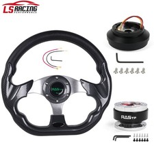12.5 Black Steering Wheel Quick Release Hub Adapter 174h For Mustang 1984-2004 12.5 Black Steering Wheel Quick Release Hub Adapter 174h For Mustang 1984-2004