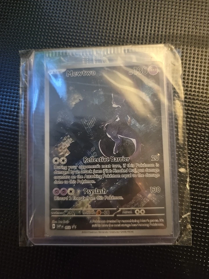 Mewtwo 052 Sv: Scarlet & Violet Promo Cards Holo SEALED card Is Mint - Image 3 of 3