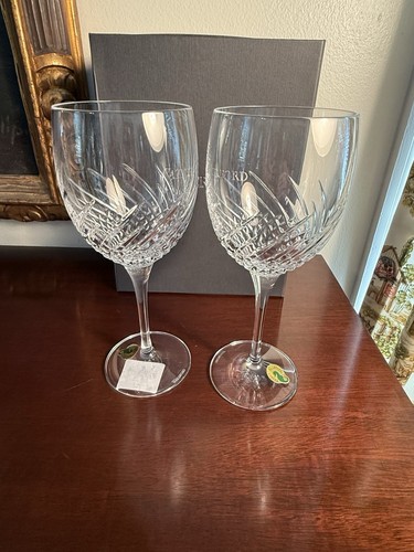 Waterford Crystal Essentially Wave Wine Goblets New in Box. - Picture 2 of 6