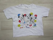 Vintage 90s Disney 101 Dalmations AOP Movie T-Shirt Kids XS Live Action 1996