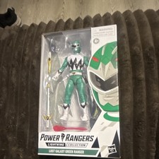 Hasbro Lightning Collection Lost Galaxy Green Ranger Action Figure w  Sword Axe