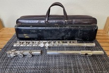 Wm.S. Haynes The Haynes Boston VINTAGE 1949 Silver Plated Flute with Case & Bag