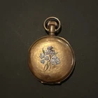 Antique Enamel Pocket Watch As Is Elgin