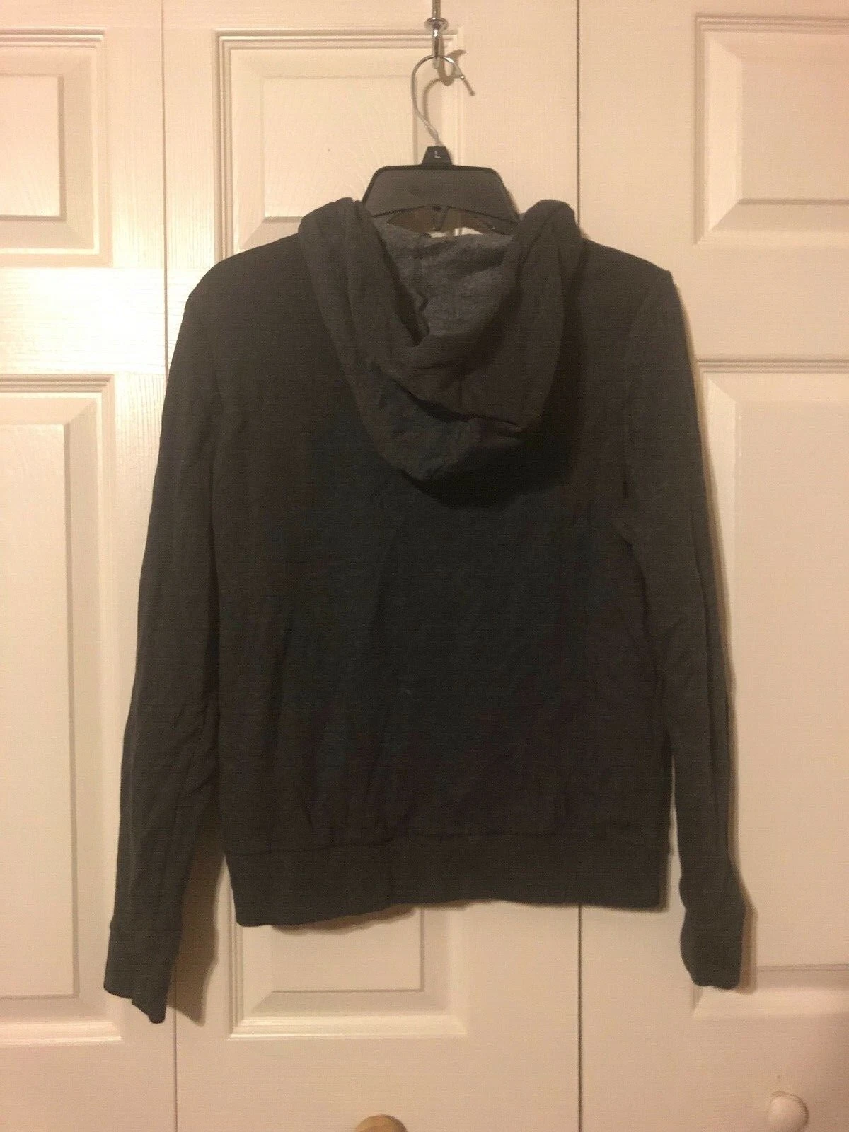 UNDERCOVER Felpa con cappuccio Victoria's Secret ROSA grigio tinta unita zip intera rosa logo tie dye M