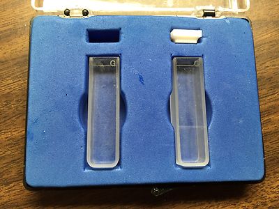 VWR 10 mm Spectrophotometer Cell, Optical Glass, 414004-066, 2-pk