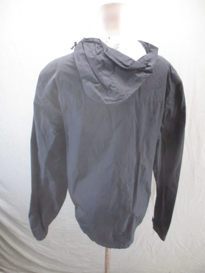 Chaqueta de lluvia PARADOX talla M para hombre negra 100 % nailon cremallera completa cuello soporte bolsillo 037 Foto 4 de 4