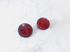 Pair Honda CBR1000RR Shadow 750 1100 Rear License Plate Plate Bracket Reflectors