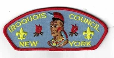 Iroquois Council SAP T2 RED Bdr. New York [GA-2119]