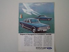 advertising Pubblicità 1970 FORD TAUNUS 20 M XL/26 M 26M