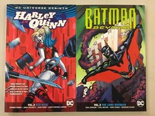HARLEY QUINN REBIRTH VOL 3 RED MEAT + BATMAN BYEOND  VOL #3 TPB VF/NM
