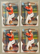 Mishael Deson 4 Lot 2023 Bowman Chrome 1st Prospects Baseball BCP-7 Base Orioles