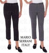 NEW WOMENS MARIO SERRANI ITALY STRECH WOVEN PANTS TUMMY SLIMMING VARIETY 