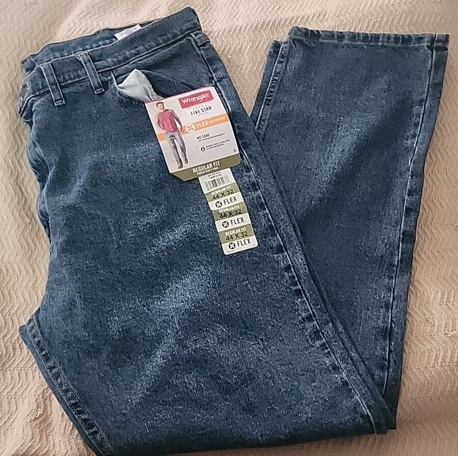 Authentic Genuine Wrangler 33 X 32 Regular Fit 5 Star Premium 