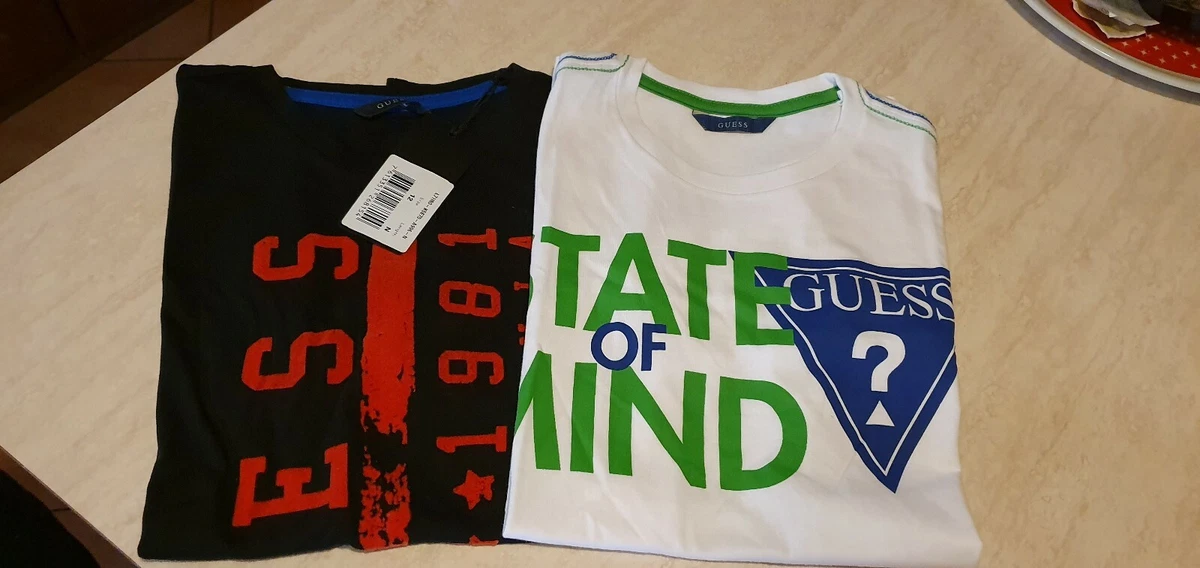 GUESS T SHIRT RAGAZZO TG.12 ANNI 1 NUOVA E 1 USATA eBay