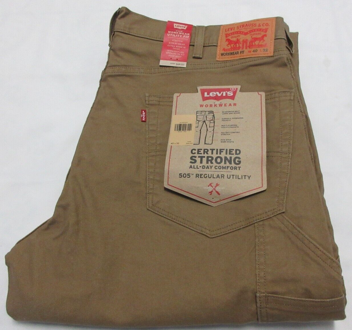 Levi's 505Men's The Workwear Utility Fit Straight Leg