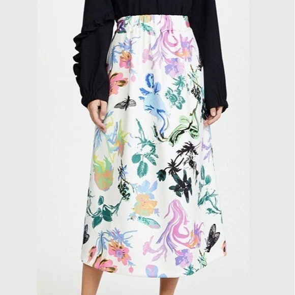 Tibi midi best sale skirt