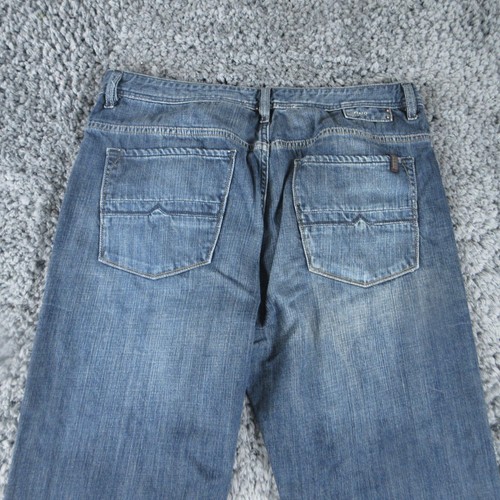 Buffalo David Bitton Jeans Mens 38 Blue Denim Ruffer Bootcut 37x30* - Picture 19 of 24