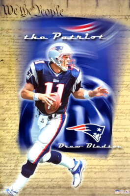 Drew Bledsoe THE PATRIOT New England Patriots 2001 Starline NFL