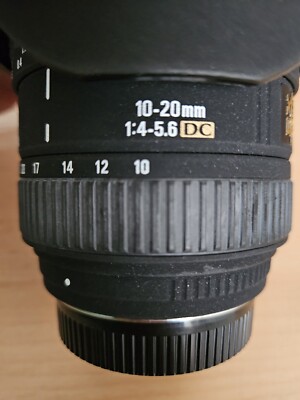 Sigma EX 10-20 mm F/4.0-5.6 HSM IF ASP DC Objektiv