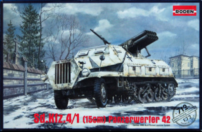 Roden 712 Sd.Kfz. 4/1 Panzerwerfer 42 German self-propelled unit 1/72 scale kit