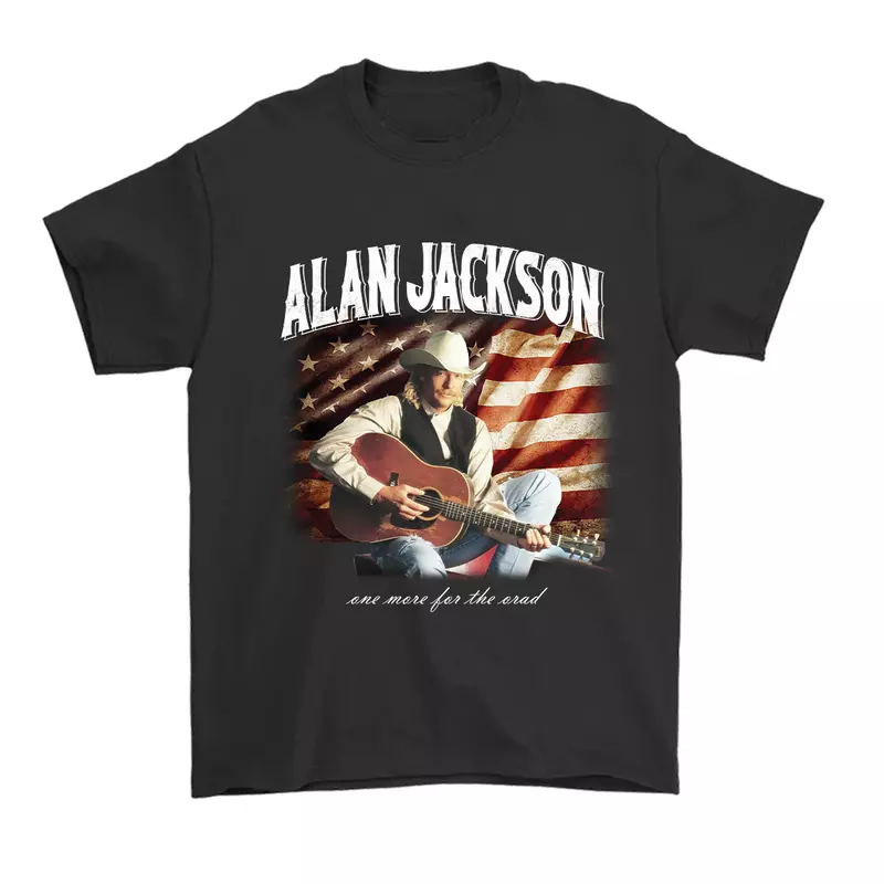 Alan Jackson 2024 tour T-shirt, one more for the road, last call tour